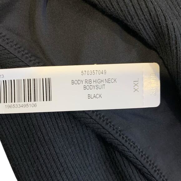 Soma Bra Bodysuit NWT Women's Size XXL Ribbed Body High-Neck 2-Snap Closure - Picture 4 of 8